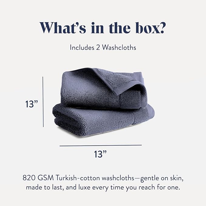 Brooklinen Super-Plush Turkish Cotton Washcloths - Image 2