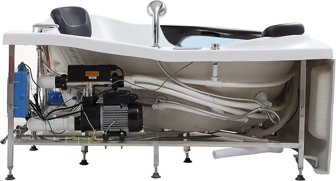 Empava Corner Whirlpool Bathtub - Image 12