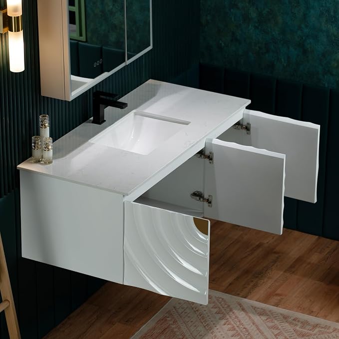 Woodbridge 48"x22" Wall Mounted Vanity - Image 4