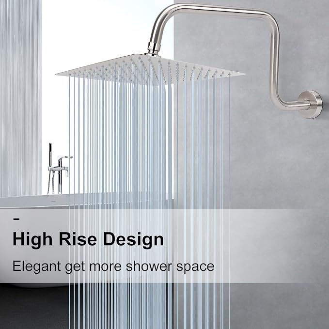 NearMoon S Shape Shower Extension Arm - Image 7