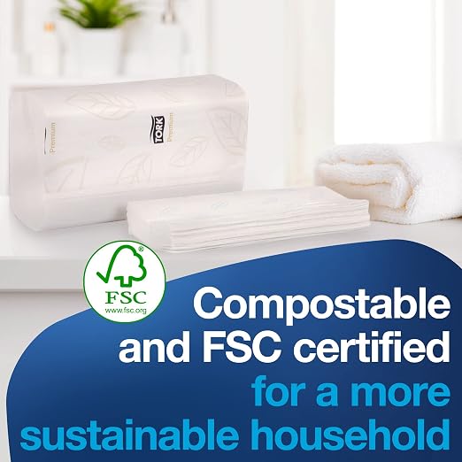 Tork Soft Xpress Multifold Paper Hand Towels White, H2 System Compatible 16 - Image 6