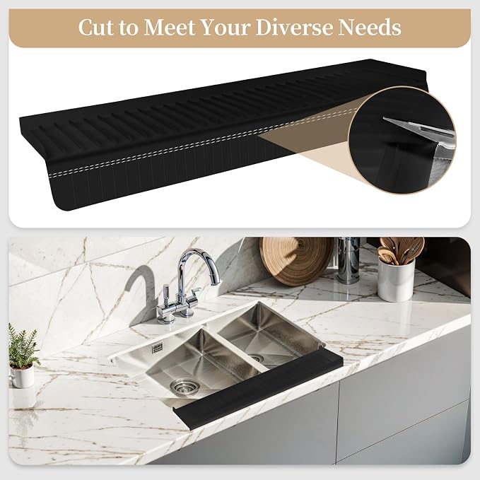 Silicon Sink Edge Protectors for Kitchen Sink, Kitchen Sink Splash Guard - Image 6