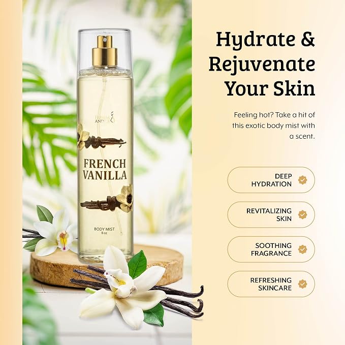 Body Spray For Women, French Vanilla spray Fragrance Body Mist, Unisex rich - Image 2
