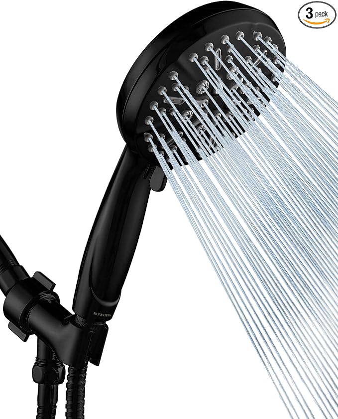 Matt Black Shower Head with Handheld Spray High Pressure-Multifunction Strong by QualityOrientedManufacturer
