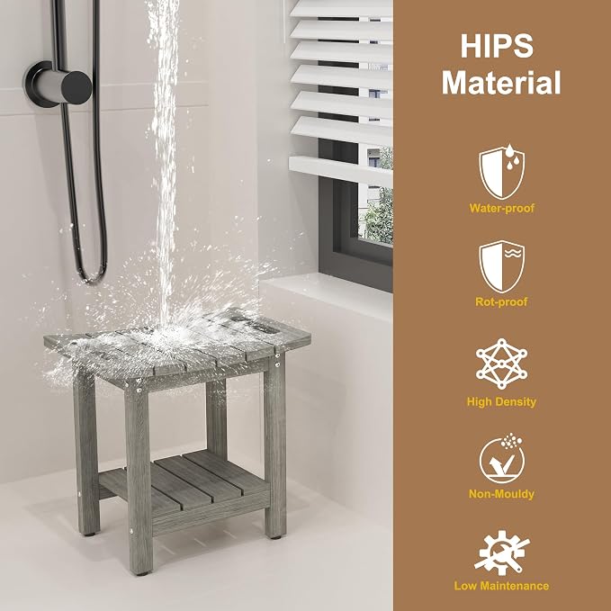 HIPS Shower Benches for Inside Shower, Shower Stool - Image 5