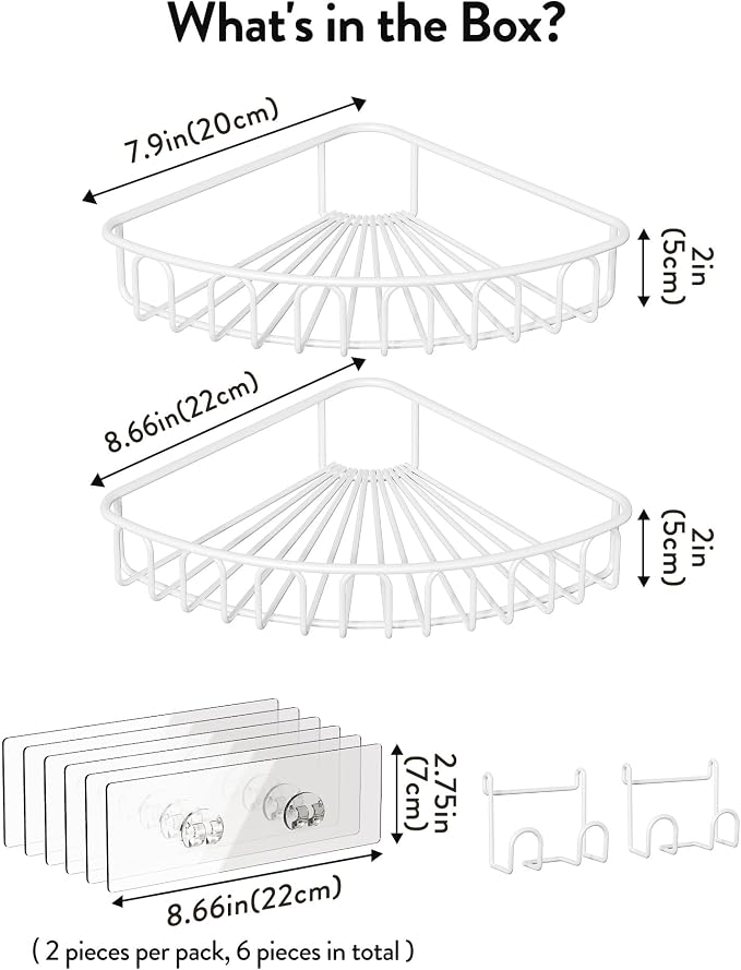 Orimade Corner Shower Caddy - Image 9