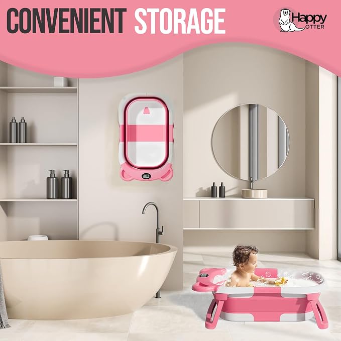 Portable Baby Bathtub with Heat Sensor - Image 4