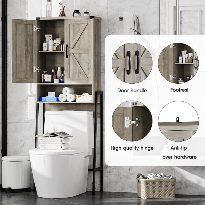 Vabches Over The Toilet Storage Cabinet - Image 4