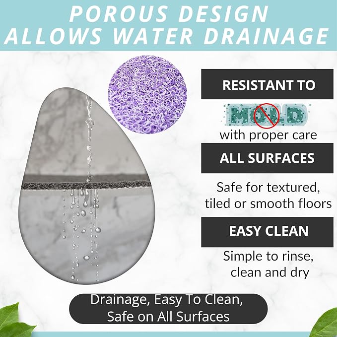 Non Slip Bathtub Mat Shower Mat - Image 3
