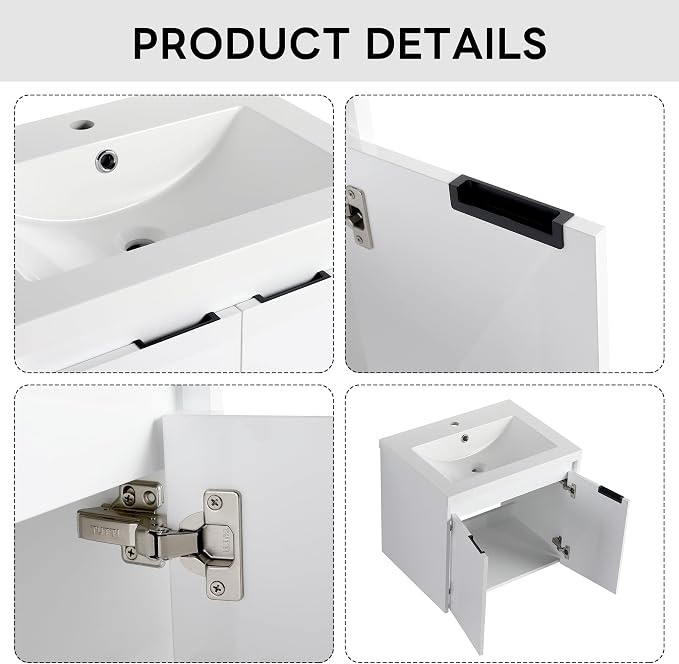 24“ Floating Bathroom Vanity - Image 8