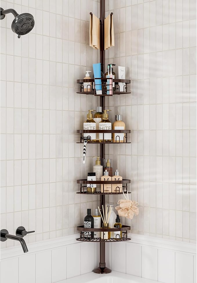 Rustproof Shower Corner Caddy Shelf by cutefafa