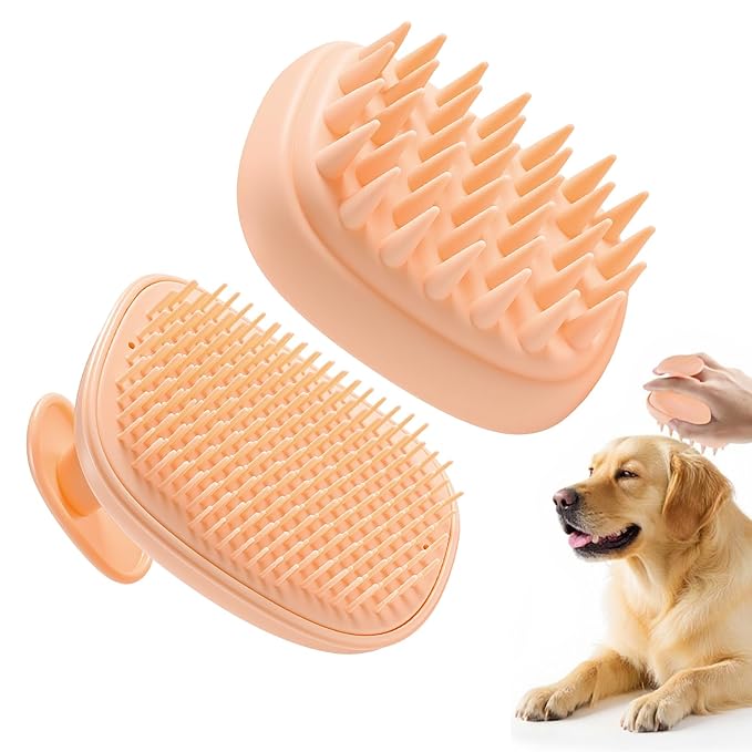 2-in-1 Dog Bath Brush for Grooming & Massage by Unknown
