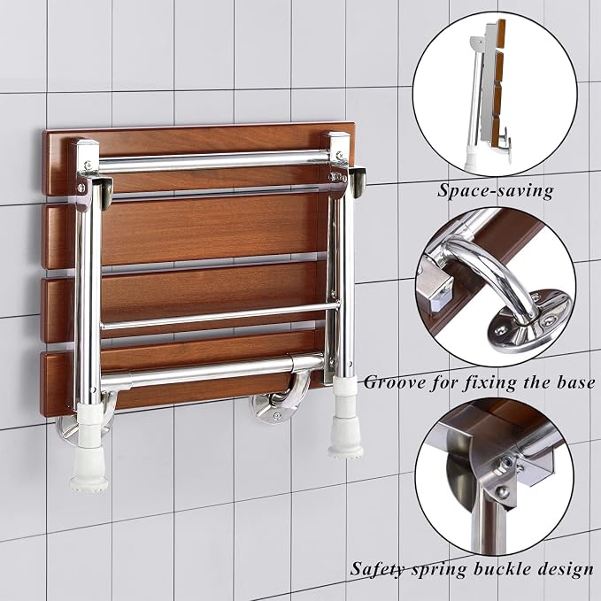 Folding Shower Seat Wall Mounted - Image 5