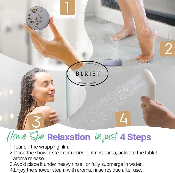 Shower Steamers Aromatherapy Blriet, Stocking Stuffers - Image 5