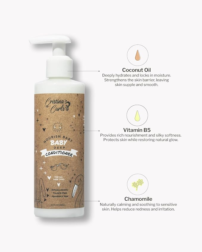 Cristina's Curls Baby Conditioner – Gentle Slip - Image 3
