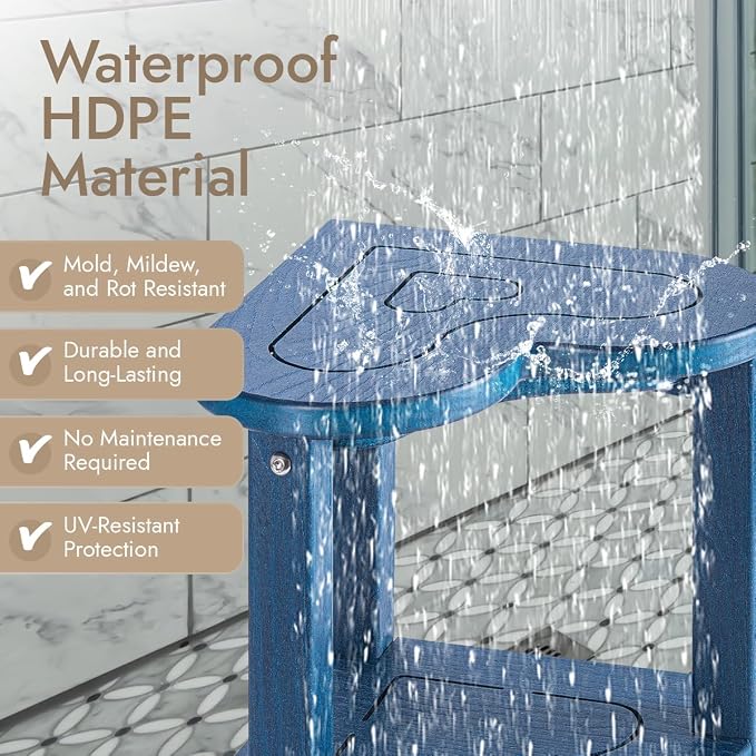 Corner Shower Stool for Inside Shower - Image 5
