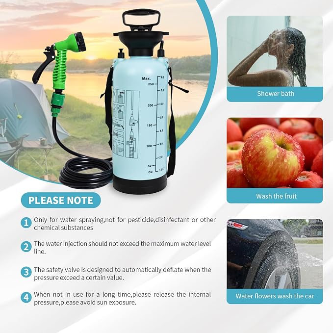 2.1 Gallon Portable Shower for Camping - Image 6