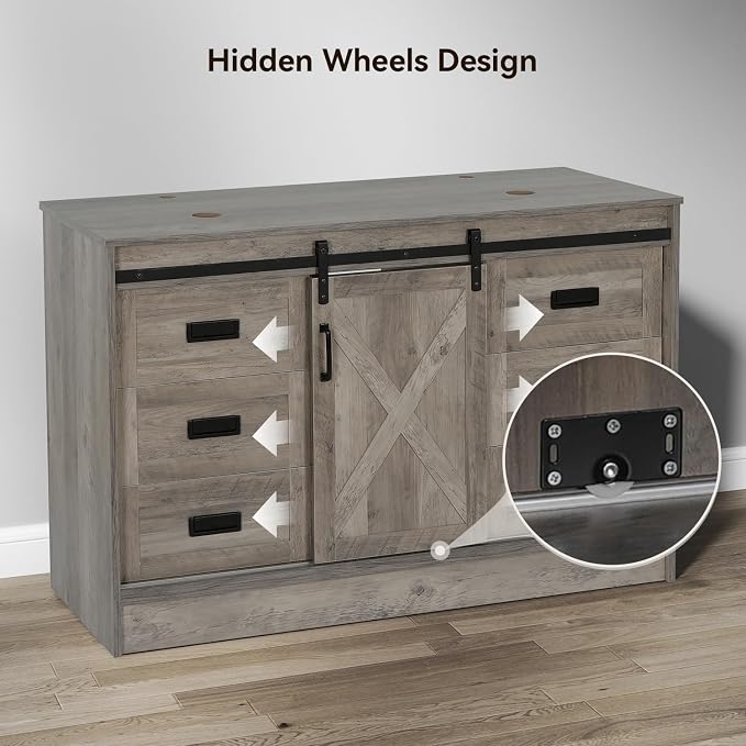 48 inch Barn Door Bathroom Vanity - Image 3