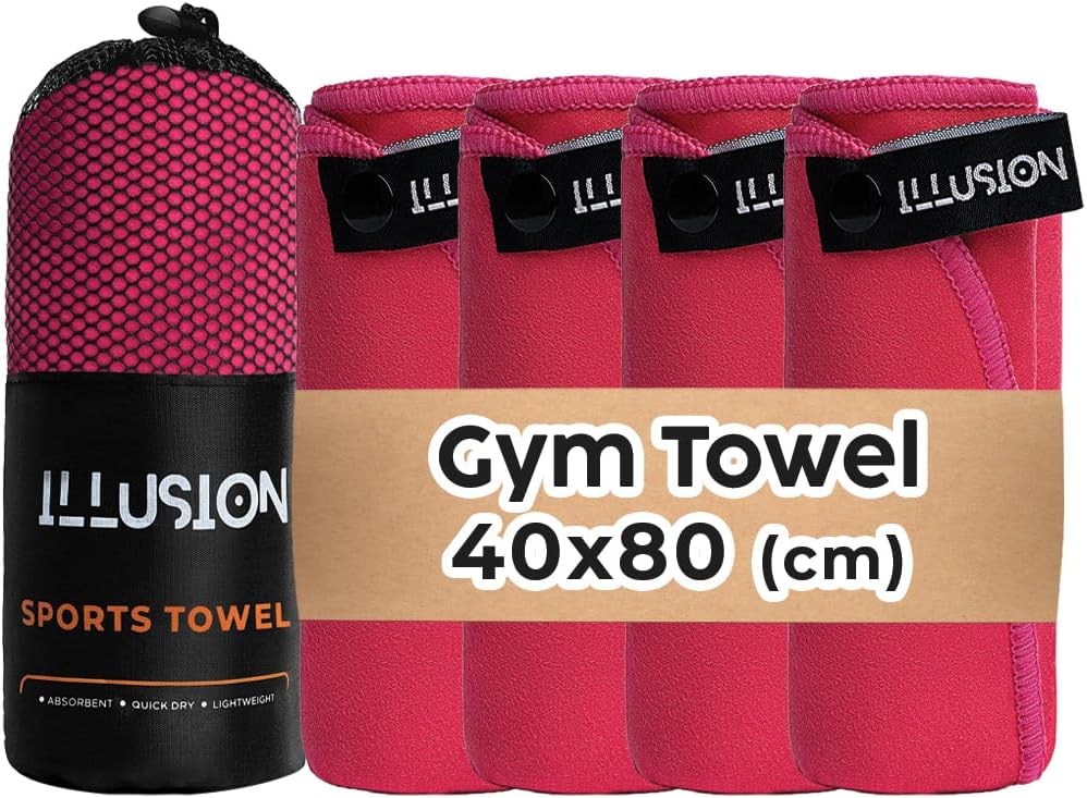 illusion Small Microfiber Gym Towels by Unknown