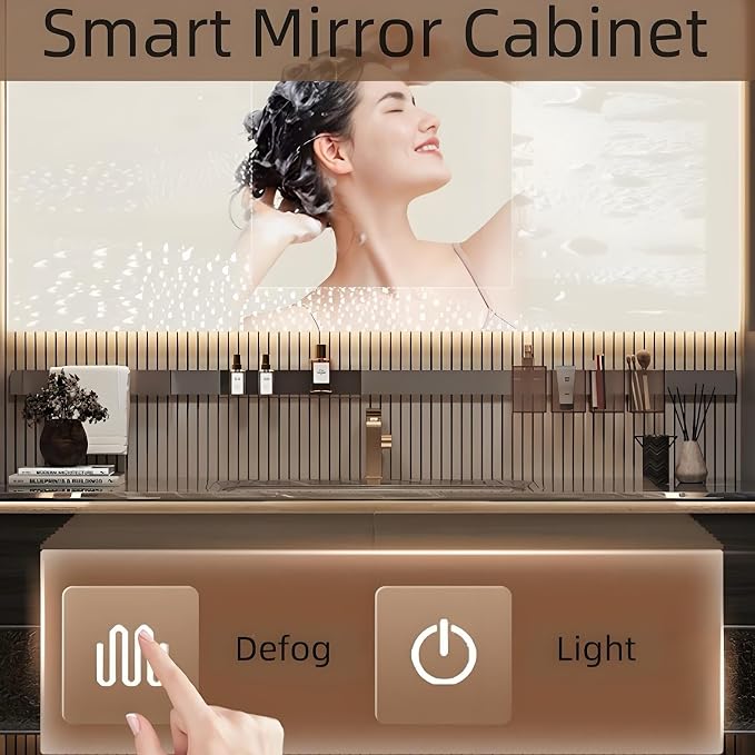 40'' Bathroom Cabinet with Sink - Image 7