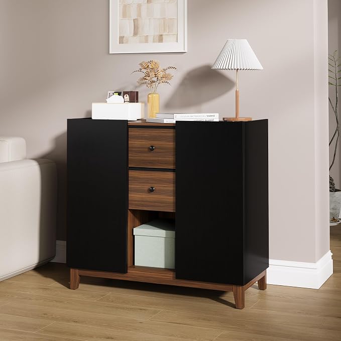 Bathroom Storage Cabinets with Drawers and Doors, Kitchen Storage Cabinet with - Image 8