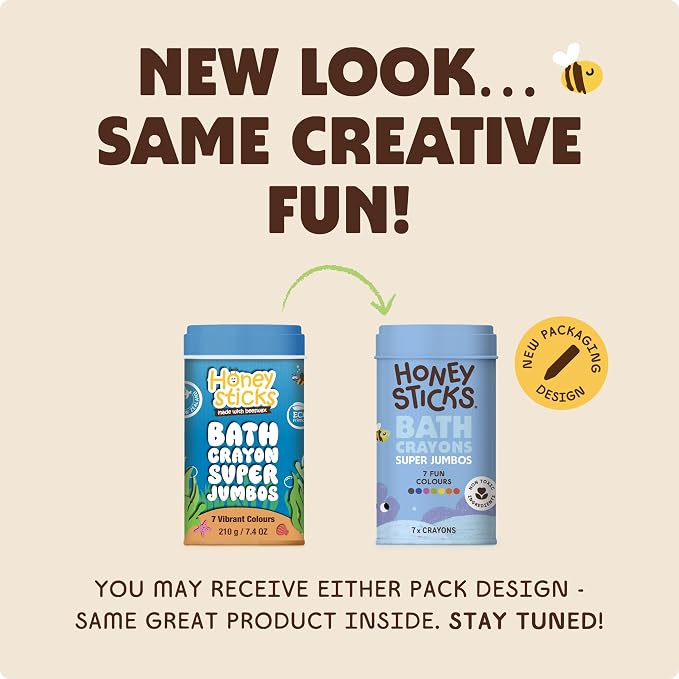 Honeysticks Super Jumbo Bath Crayons Non Toxic - Image 5