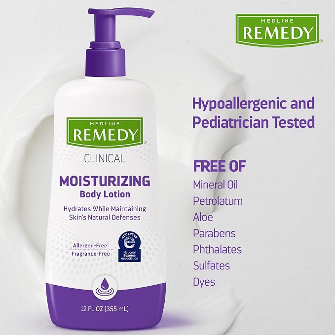 Medline Remedy Clinical Skin Cream Moisturizer, Fragrance-Free, Nourishing - Image 4