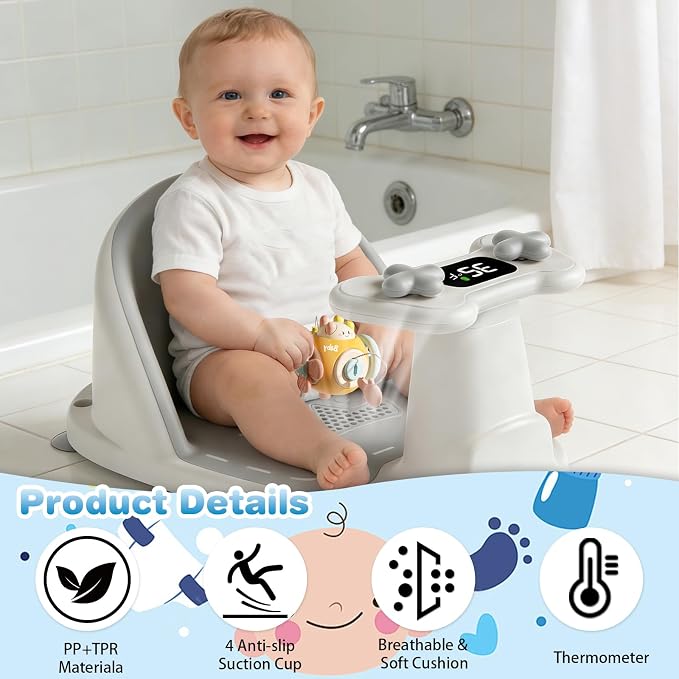 Baby Bath Seat for Babies 6 Months & Up - Image 3