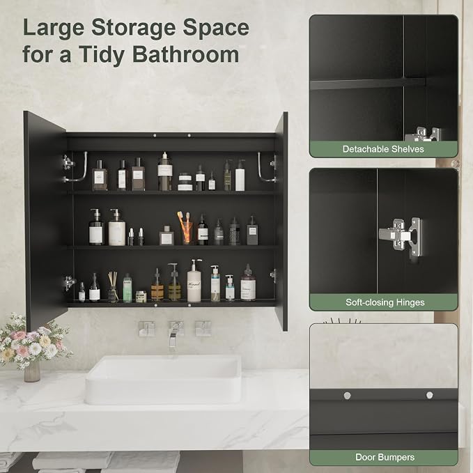 Medicine Cabinet, LED Mirror Cabinet - Image 7