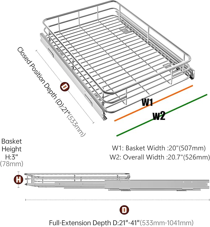 Pull Out Cabinet Organizer, Put Out Shelves - Image 3