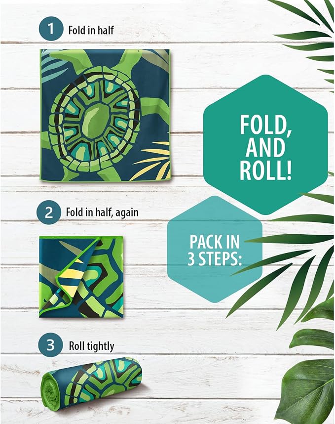 VENTURE 4TH Microfiber Beach Towel: Quick-Dry, Sandproof and Lightweight - Image 5