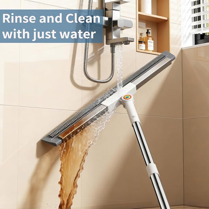 Squeegee Broom for Floor, Rubber Silicone Magic Broom - Image 7