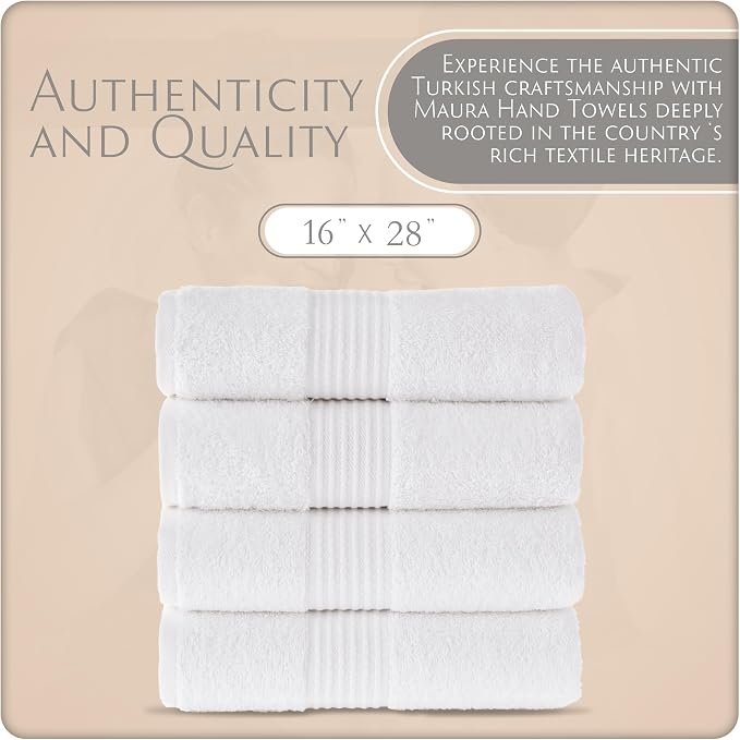 MAURA Basics Hand Towels for Bathroom - Image 2