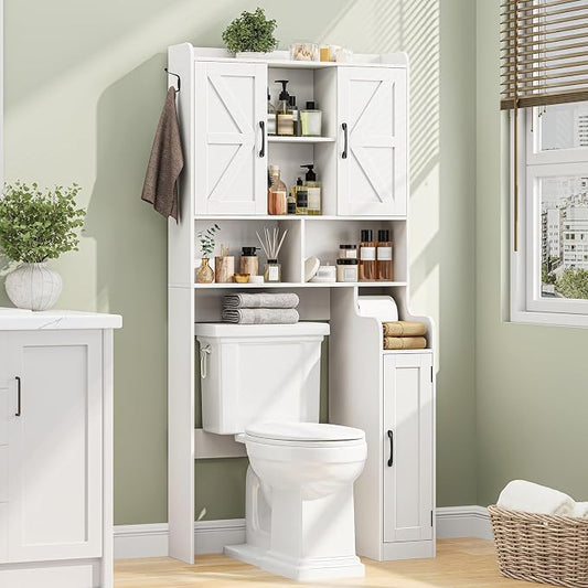 Over The Toilet Storage Cabinet, Bathroom Over Toilet Storage Organizer by Halitaa