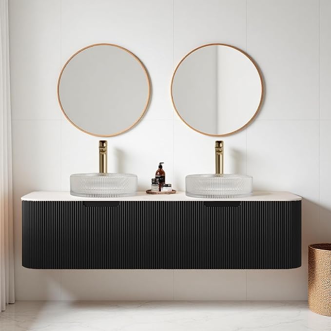 60" Floating Bathroom Vanity by Unknown