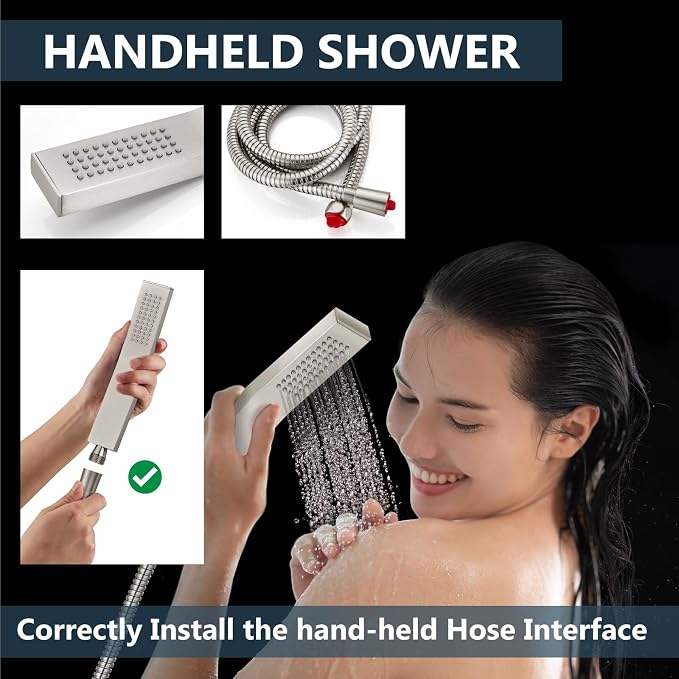 Aolemi Shower Faucet Set Rain Shower System - Image 4