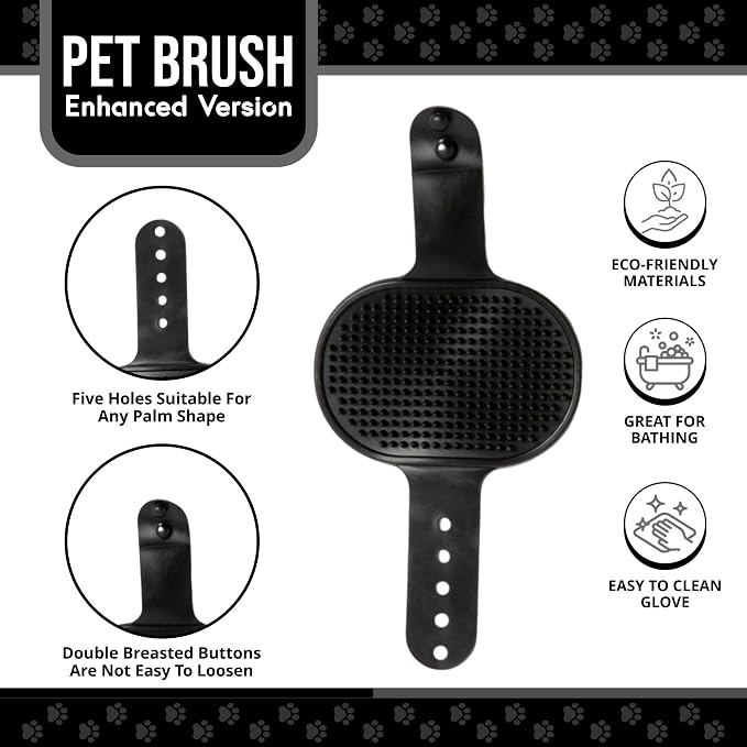 Silicone Dog Bath Brush – Soft Pet Scrubber - Image 2