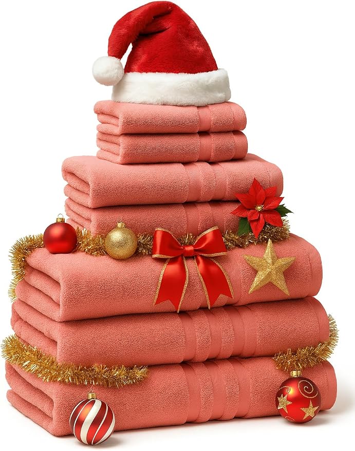 6 Pieces - Turkish Cotton - Luxury Towel Set by VETERANTEXTILETOWELS