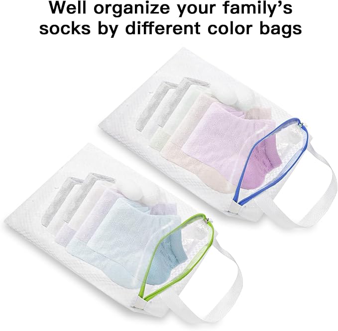 5 PACK Hanging Mesh Laundry Bags - Image 4