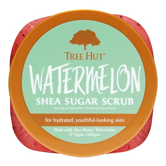 Tree Hut Watermelon Shea Sugar Scrub, Exfoliating, Hydrating & Moisturizing - Image 2