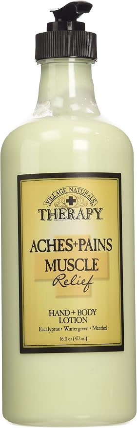 Village Naturals Therapy Muscle Shea Butter Lotion, Eucalyptus Mint Scent - Image 8