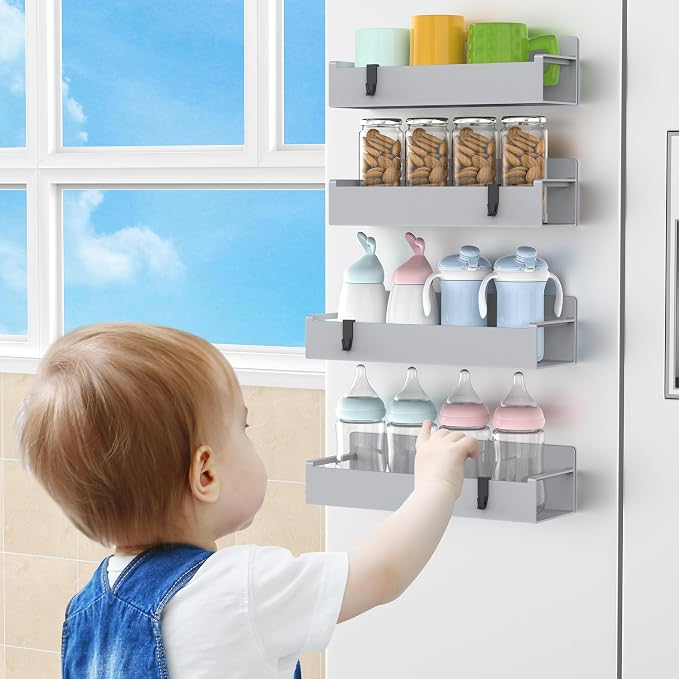 4 Pack Magnetic Spice Rack Organizer - Image 7
