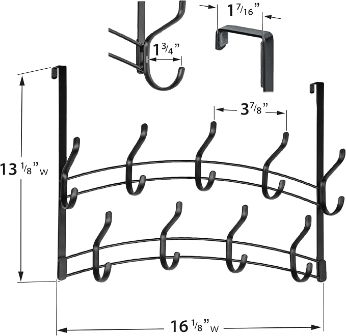 LYNK Professional® Home™ Over Door Hooks Rack - Image 6
