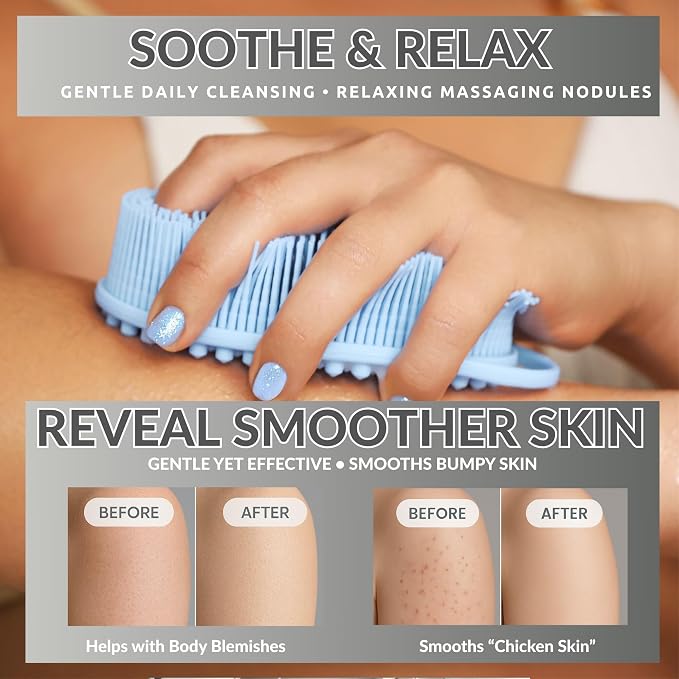 Silver Infused Exfoliating Body Scrubber - Image 9