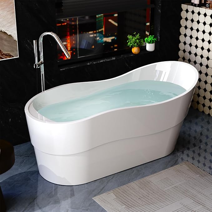 Empava Bathtub, Acrylic Free Standing Tub - Image 2