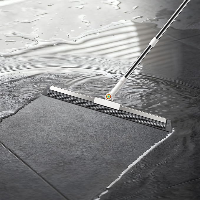 Squeegee Broom for Floor, Rubber Silicone Magic Broom by Unknown