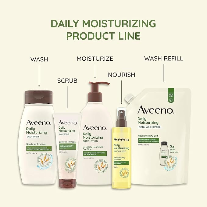 Aveeno Daily Moisturizing Body Lotion, Body Lotion - Image 6