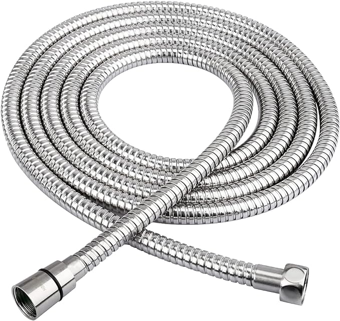 HOMEIDEAS 118 inches Shower Hose, 10 feet Extra Long 304 Stainless Steel by HOMEIDEAS