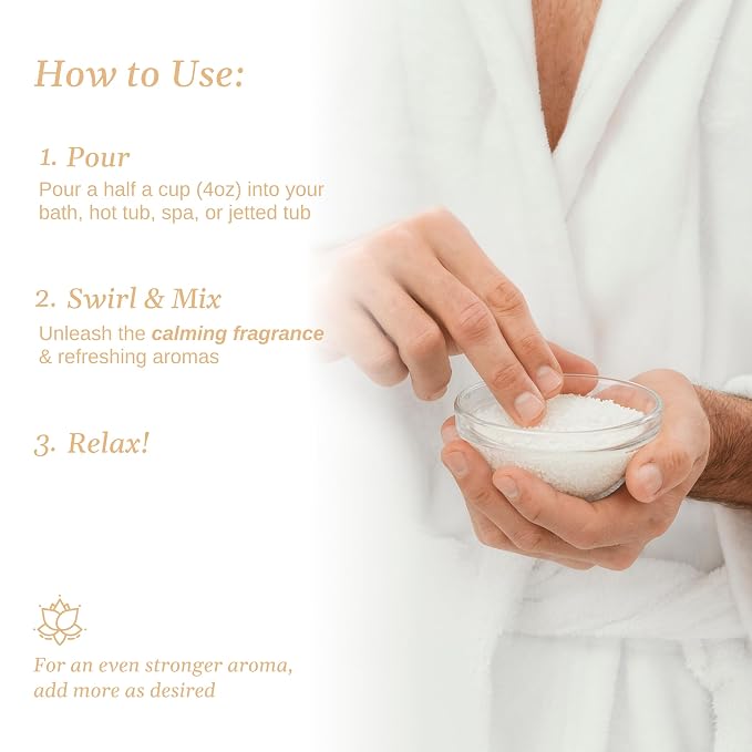 Relax Spa & Bath, Epsom & Dead Sea Salts, Aromatherapy Bath Salts - Image 7