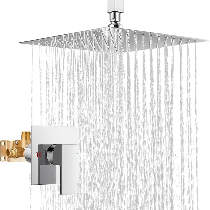 Airuida Shower Faucet Set and Handle Set Single Function Shower Trim Kit by Airuida